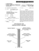 Nanoparticle ultracapacitor diagram and image