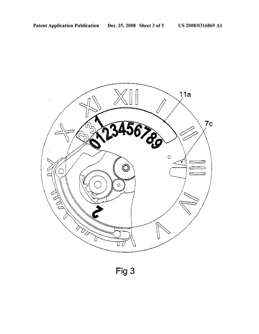 Time Piece Provided With a Date Dial - diagram, schematic, and image 04