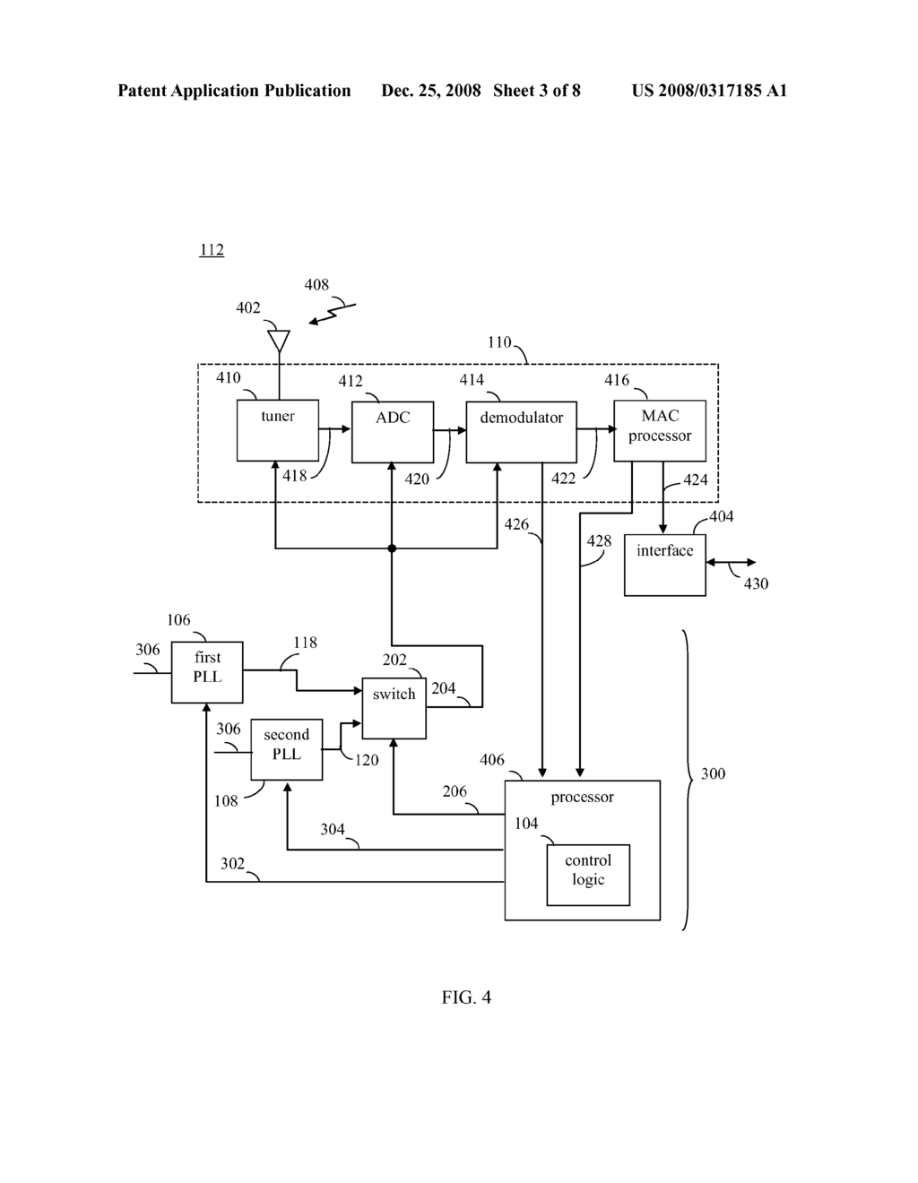 DUAL PHASE LOCKED LOOP (PLL) ARCHITECTURE FOR MULTI-MODE OPERATION IN COMMUNICATION SYSTEMS - diagram, schematic, and image 04