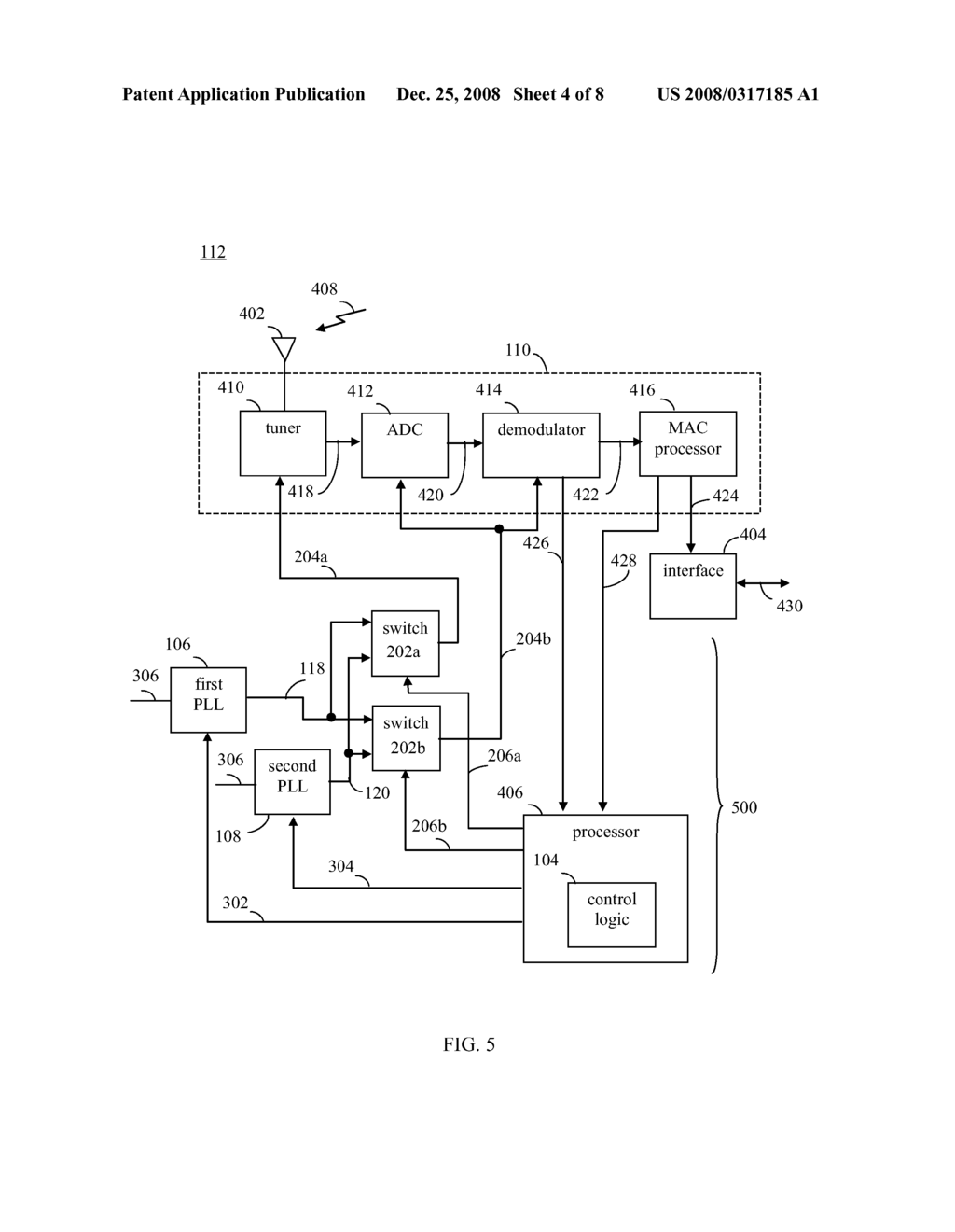 DUAL PHASE LOCKED LOOP (PLL) ARCHITECTURE FOR MULTI-MODE OPERATION IN COMMUNICATION SYSTEMS - diagram, schematic, and image 05