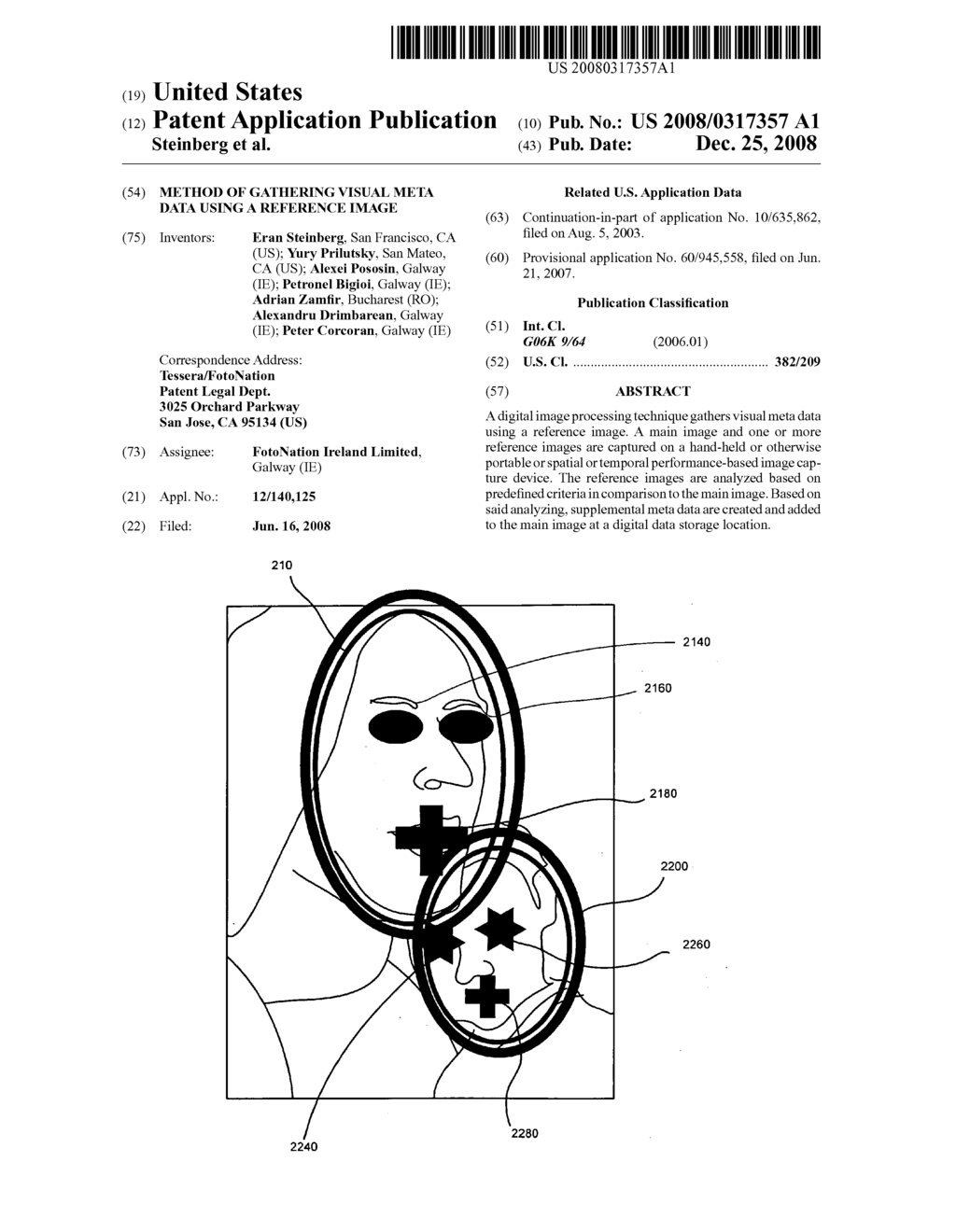 METHOD OF GATHERING VISUAL META DATA USING A REFERENCE IMAGE - diagram, schematic, and image 01