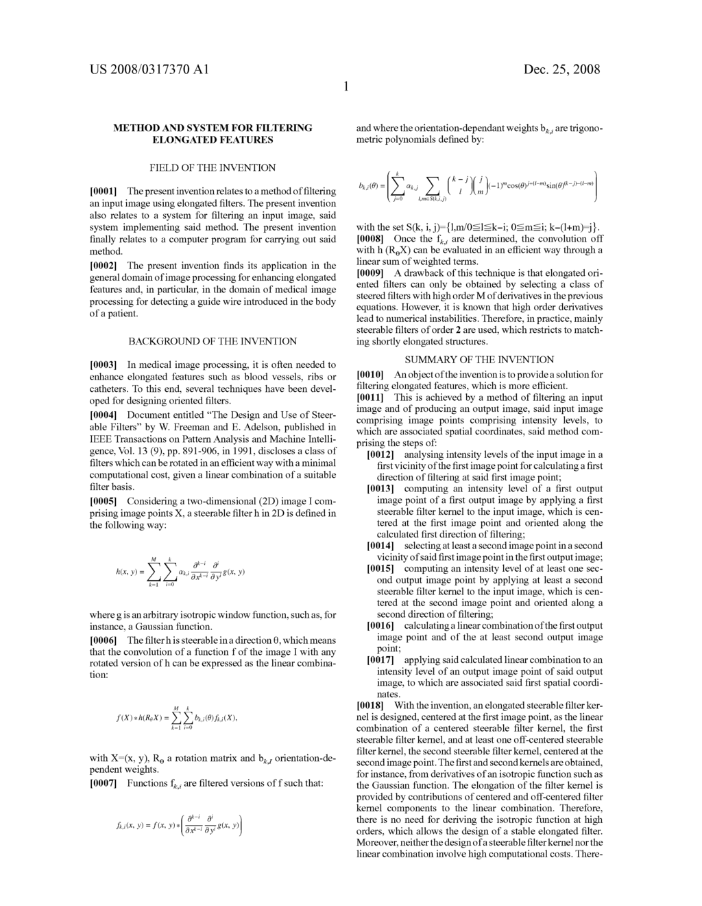 Method and System for Filtering Elongated Features - diagram, schematic, and image 10