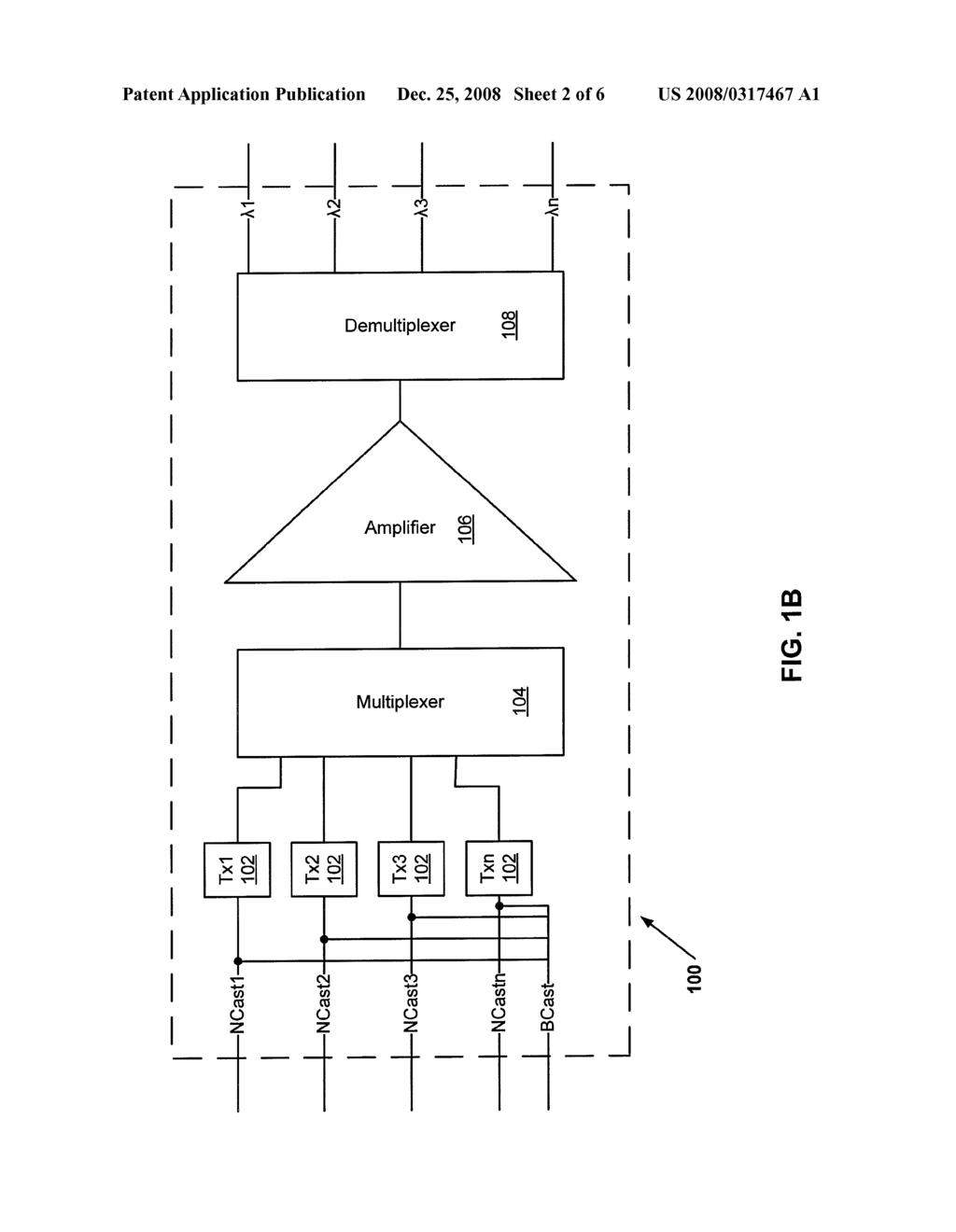 Amplified Wavelength Broadband Video Distribution Architectures - diagram, schematic, and image 03