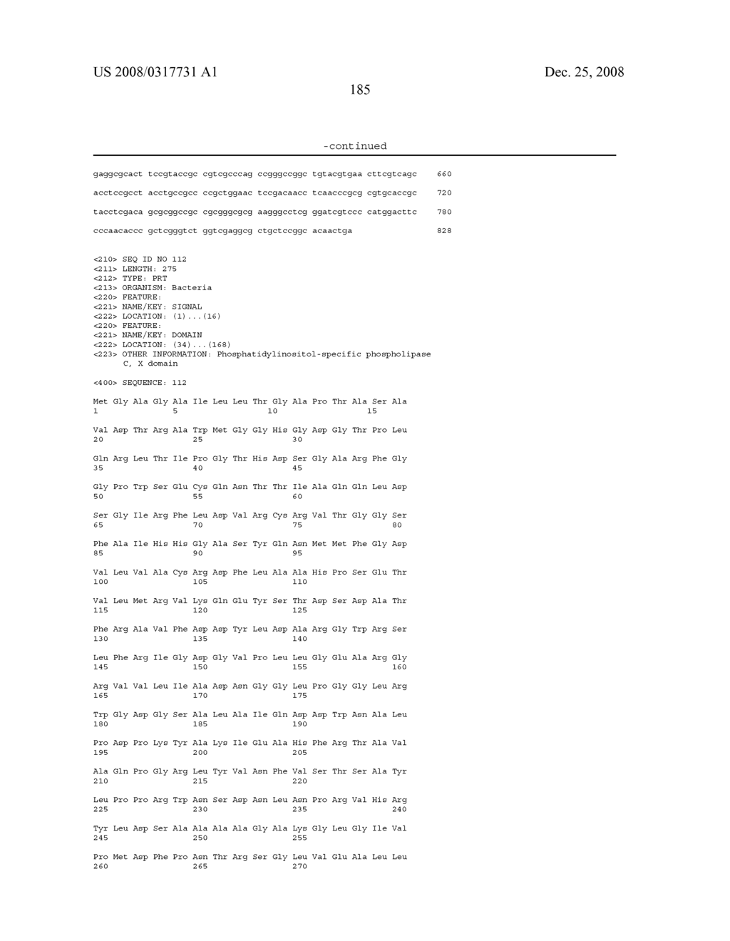 Phospholipases, Nucleic Acids Encoding Them and Methods for Making and Using Them - diagram, schematic, and image 229