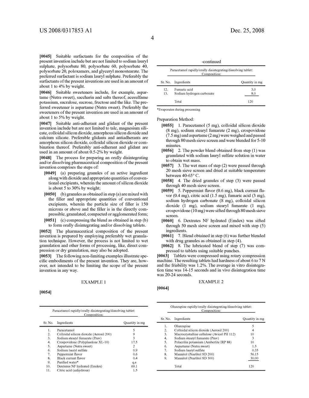 Mouth Dissolving Pharmaceutical Composition and Process for Preparing the Same - diagram, schematic, and image 05