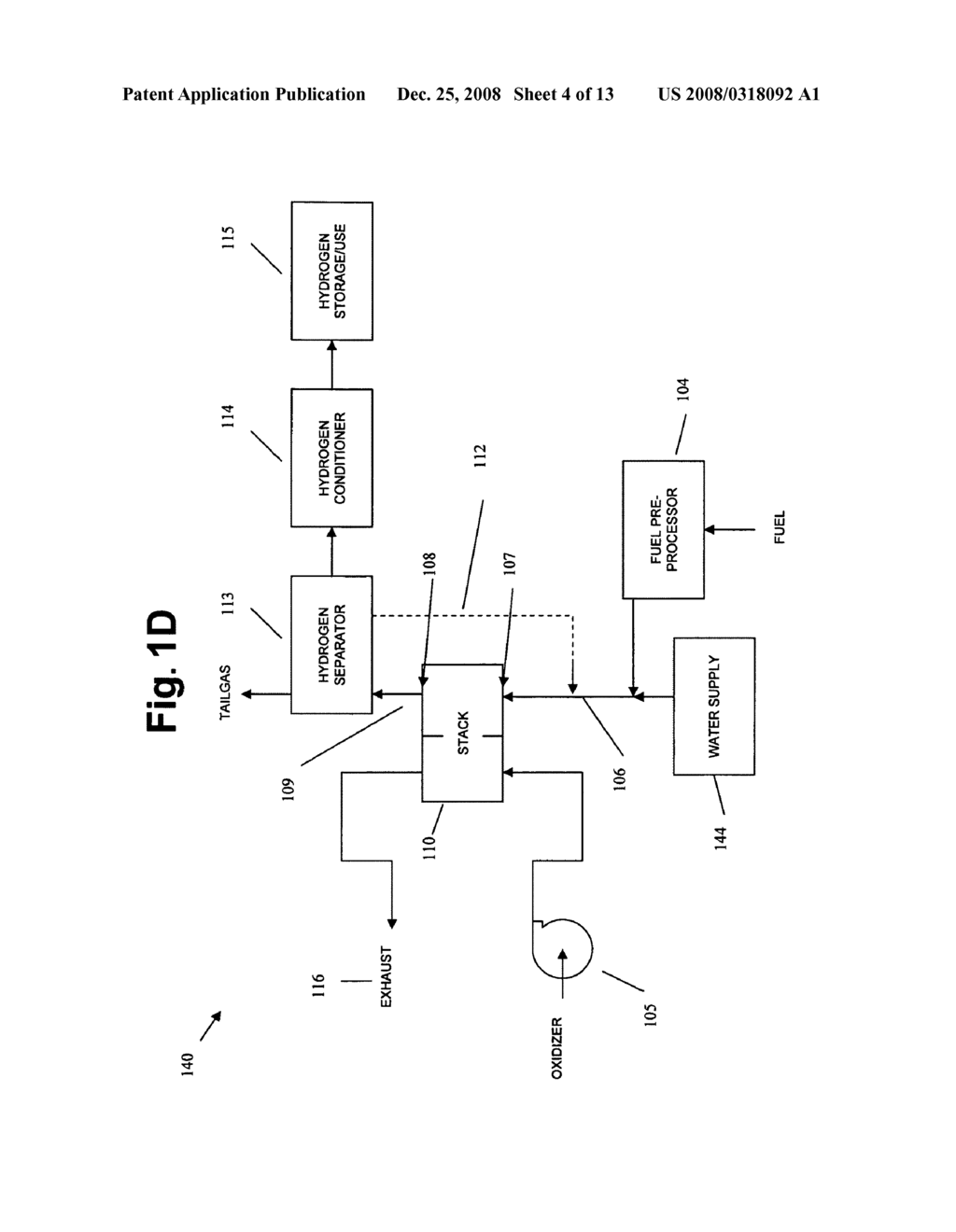 Co-production of hydrogen and electricity in a high temperature electrochemical system - diagram, schematic, and image 05