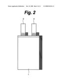 CATHODE MIX AND NONAQUEOUS ELECTROLYTE BATTERY diagram and image