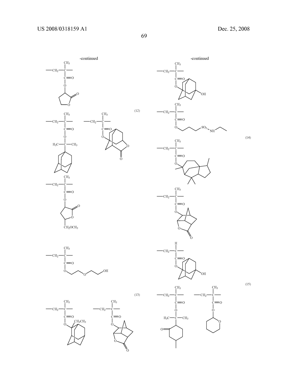 POSITIVE PHOTOSENSITIVE COMPOSITION - diagram, schematic, and image 70