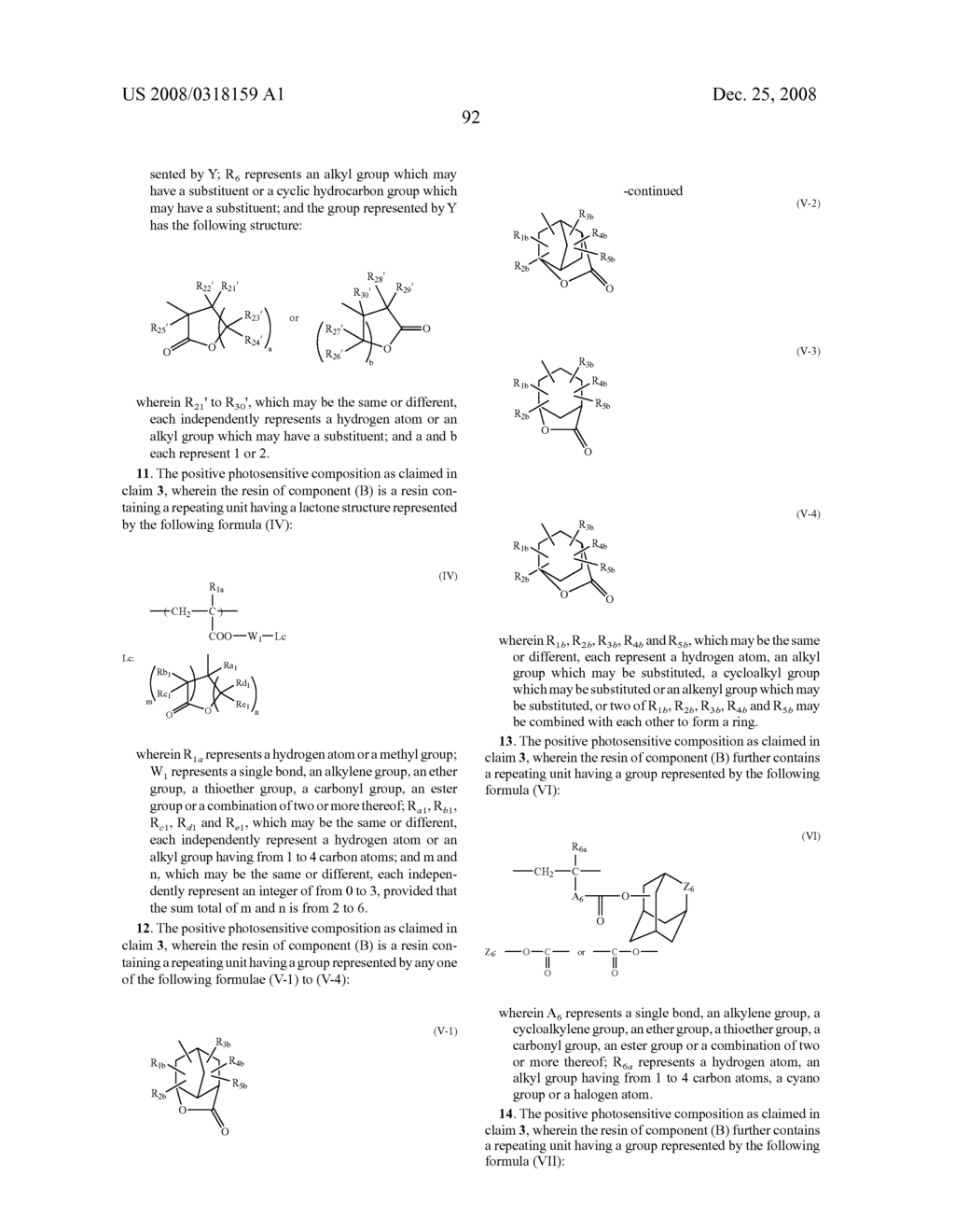 POSITIVE PHOTOSENSITIVE COMPOSITION - diagram, schematic, and image 93