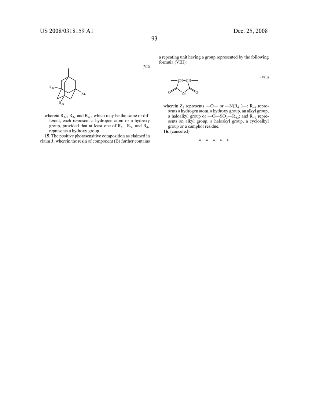 POSITIVE PHOTOSENSITIVE COMPOSITION - diagram, schematic, and image 94