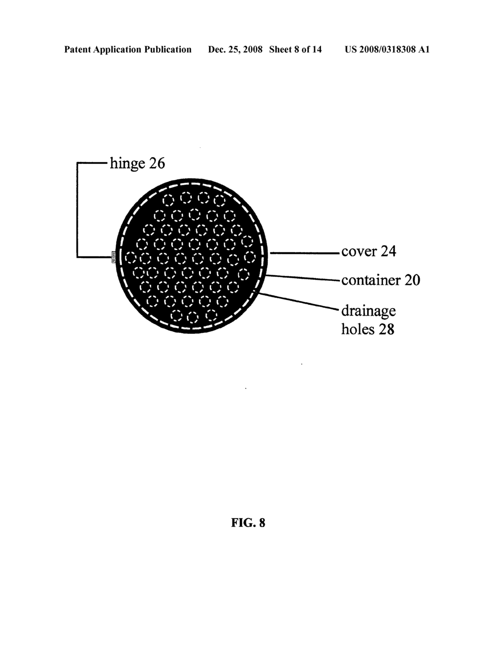 Aerating organic matter container - diagram, schematic, and image 09