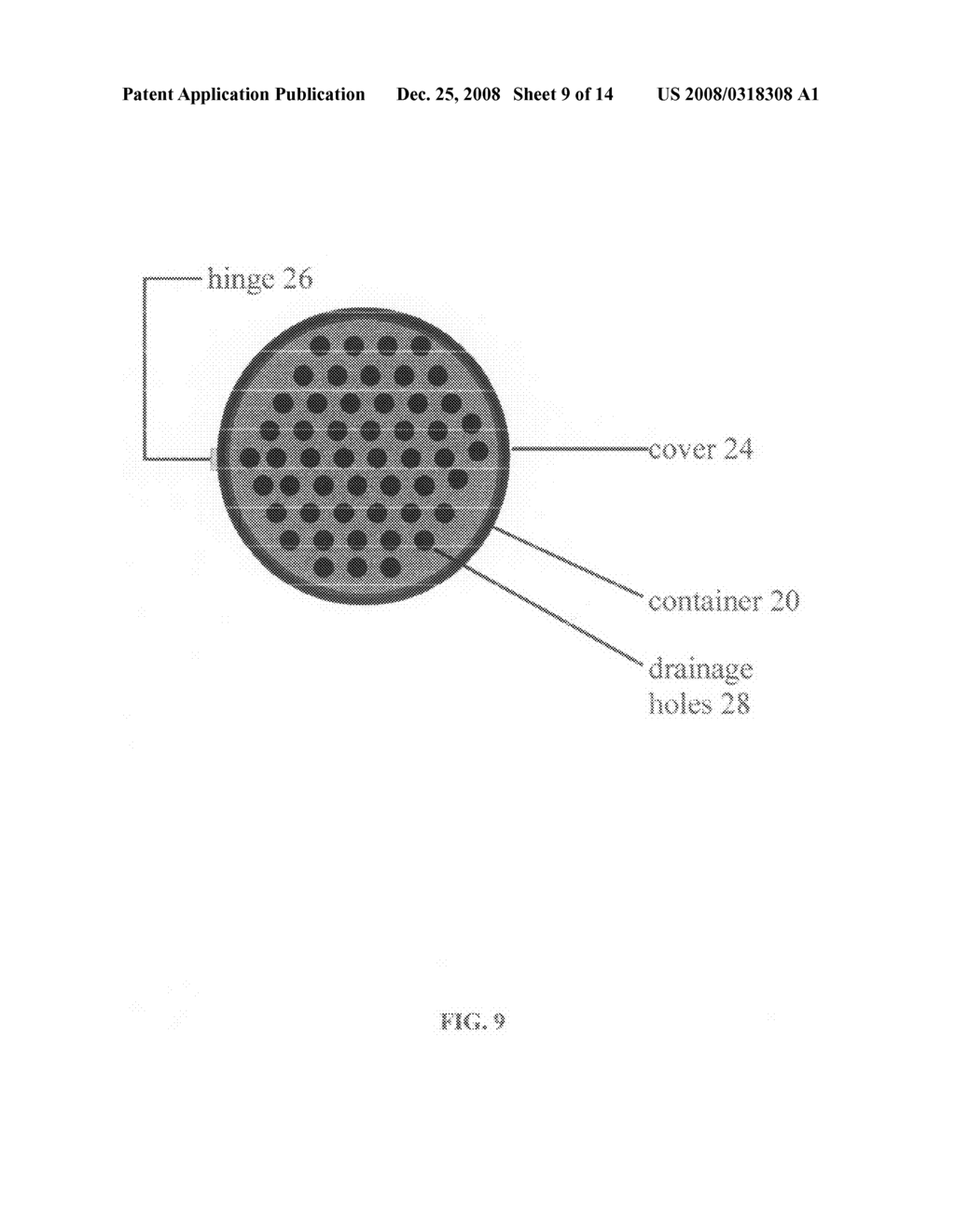 Aerating organic matter container - diagram, schematic, and image 10