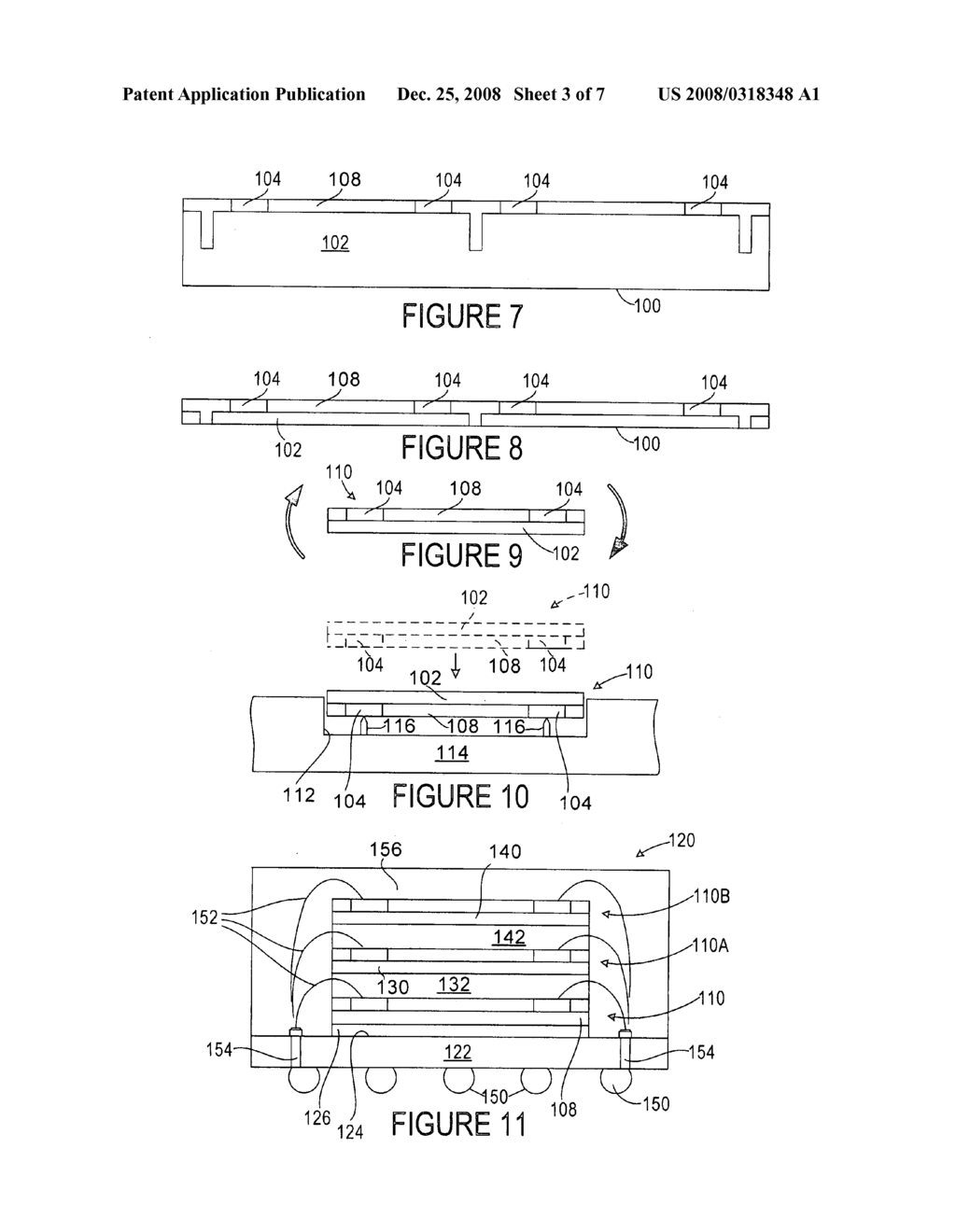 Method of constructing a stacked-die semiconductor structure - diagram, schematic, and image 04