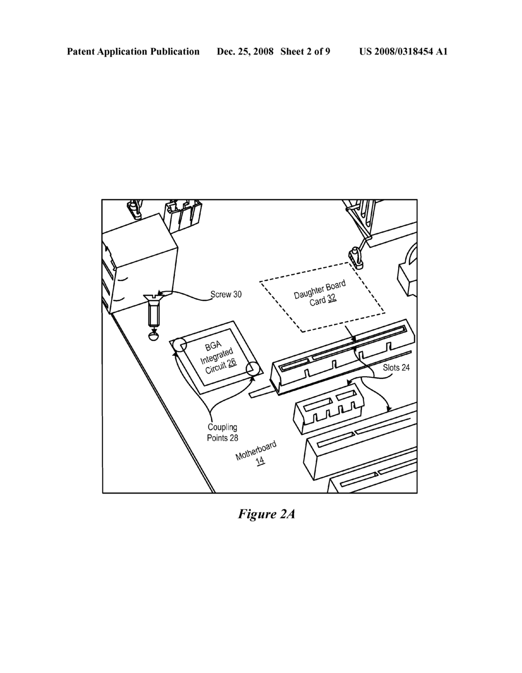 System and Method for Coupling an Integrated Circuit to a Circuit Board - diagram, schematic, and image 03