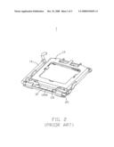 Land grid array socket with improved fastening structure diagram and image