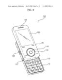 MOBILE COMMUNICATION DEVICE AND METHOD OF CONTROLLING THE SAME diagram and image