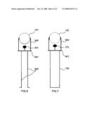 Acrobatic elevated-path amusement device diagram and image