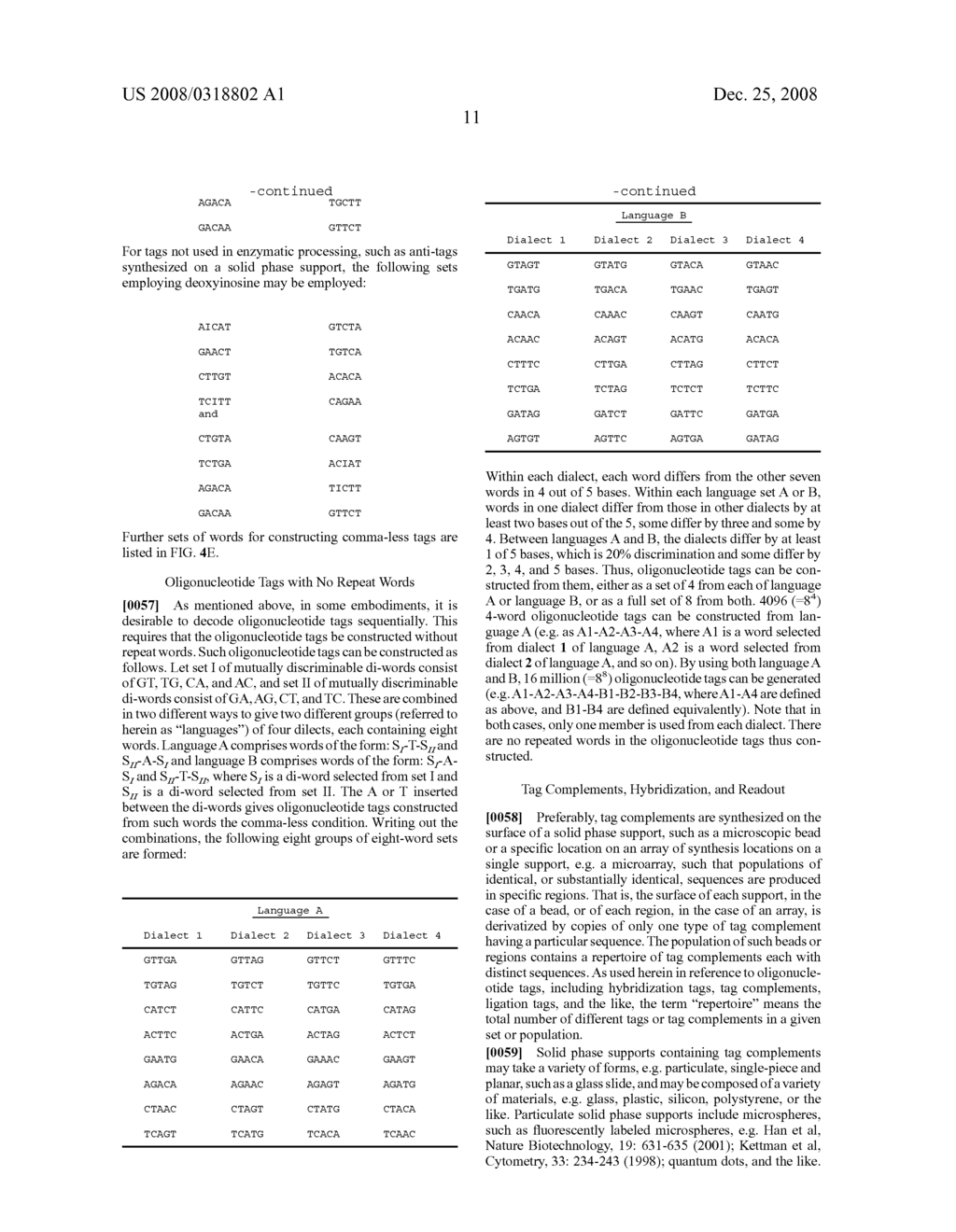 METHODS AND COMPOSITIONS FOR TAGGING AND IDENTIFYING POLYNUCLEOTIDES - diagram, schematic, and image 21