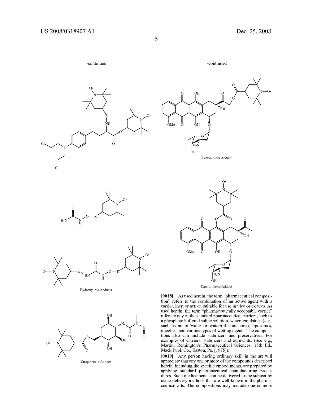 Nitroxide Free Radical Synergized Antineoplastic Agents - diagram, schematic, and image 06