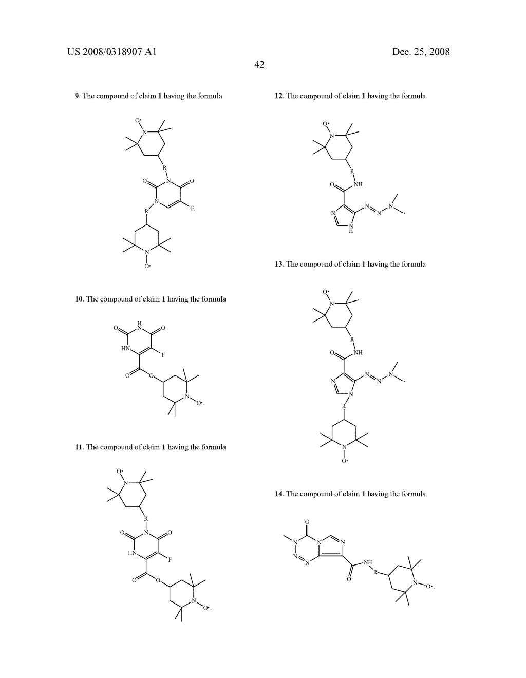 Nitroxide Free Radical Synergized Antineoplastic Agents - diagram, schematic, and image 43