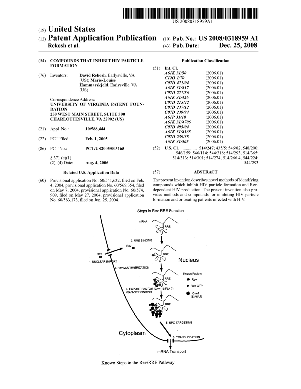 Compounds that Inhibit Hiv Particle Formation - diagram, schematic, and image 01