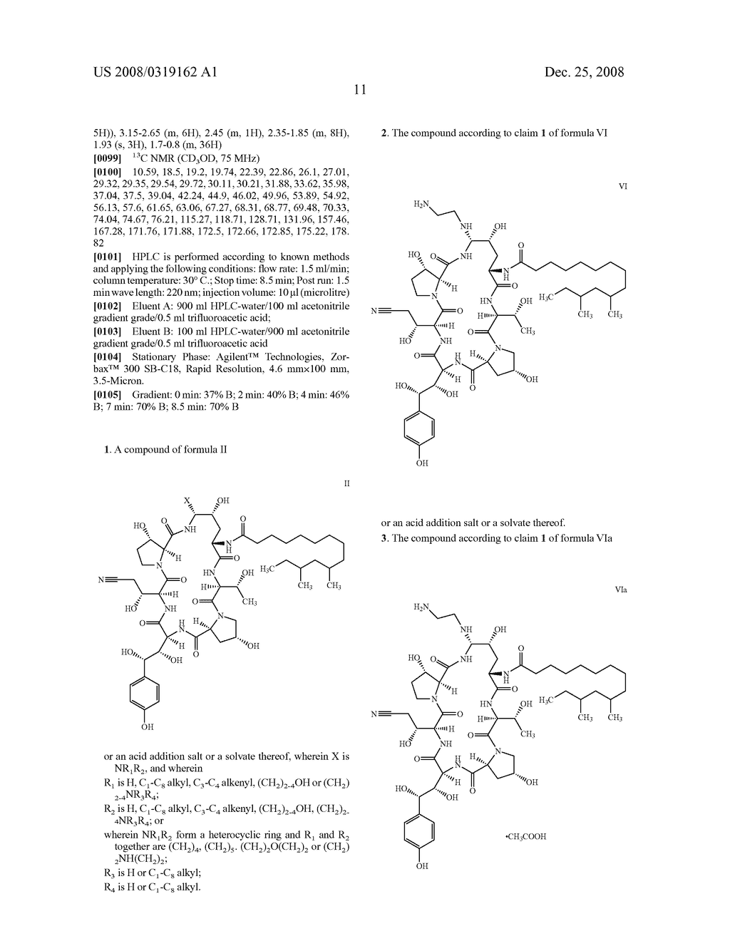 Process and Intermediates for the Synthesis of Caspofungin - diagram, schematic, and image 12