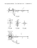 Living body wall fixing tool used in endoscope diagram and image