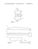 Device for the Application of Resilient Material Between Vertebras diagram and image