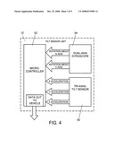 METHOD FOR DETERMINING A TILT ANGLE OF A VEHICLE diagram and image