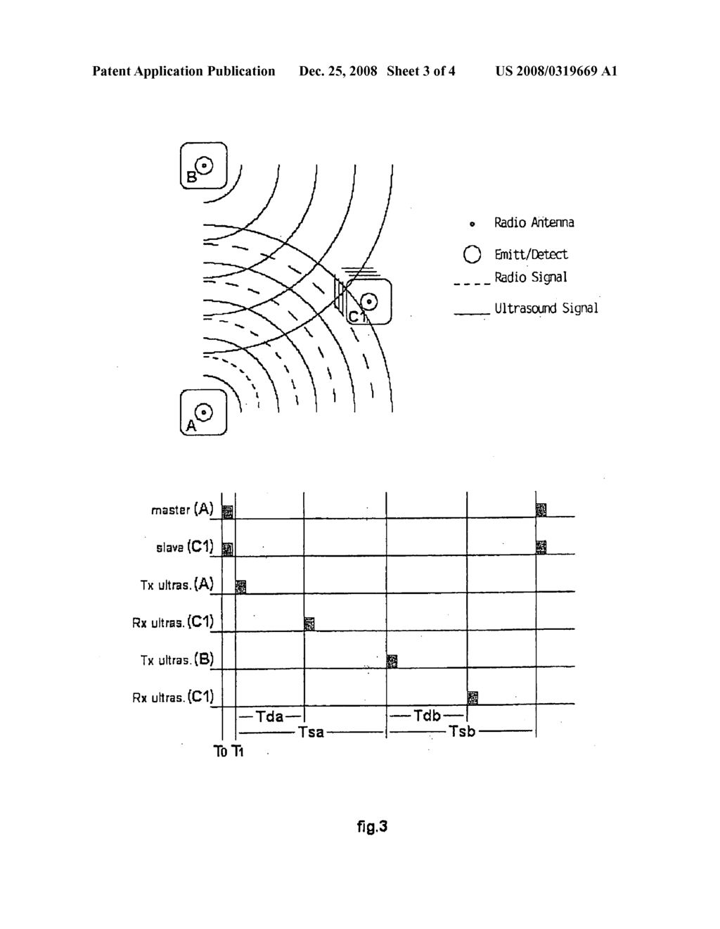 System and Device Used to Automatically Determine the Position of an Entity with Respect to Two or More Reference Entities in Real Time - diagram, schematic, and image 04