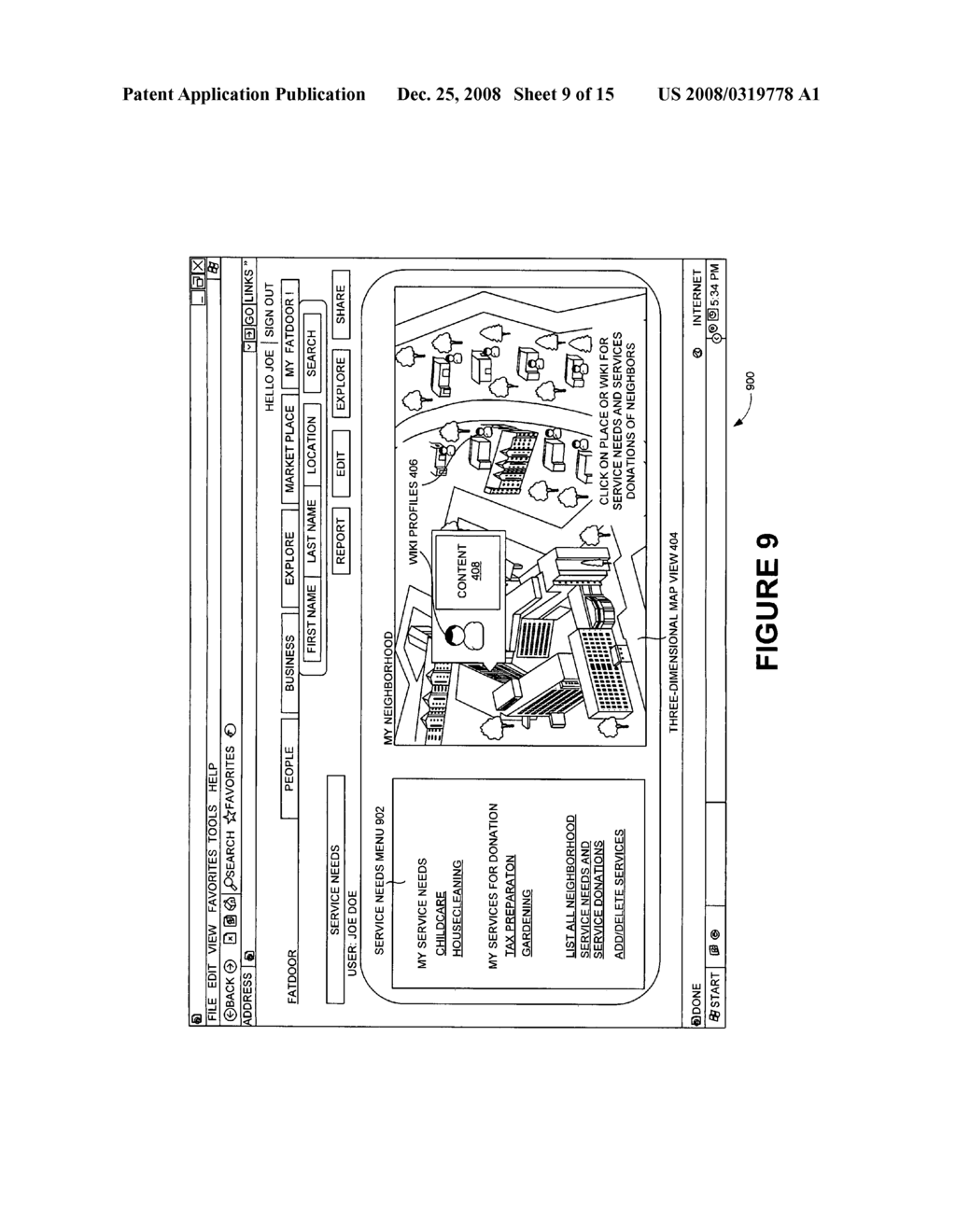 Neighborhood bartering in a geo-spatial network - diagram, schematic, and image 10