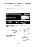 METHOD AND SYSTEM FOR ANALYZING COSTS TO A PLAN MEMBER UNDER MEDICARE diagram and image