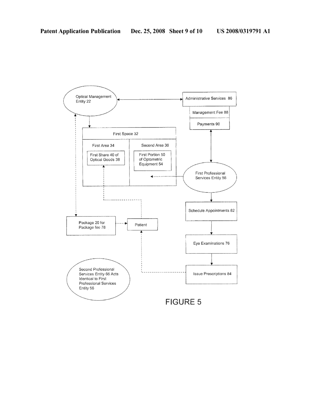 METHOD OF PROVIDING VISION CARE SERVICES AND RETAIL OPTICAL GOODS - diagram, schematic, and image 10