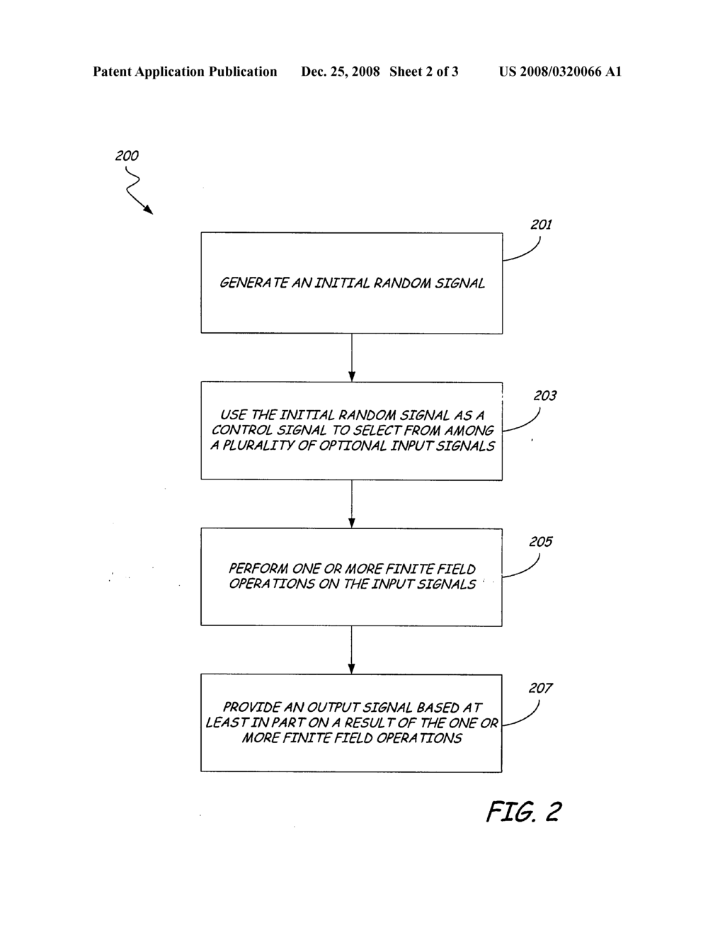 Cryptographic random number generator using finite field operations - diagram, schematic, and image 03