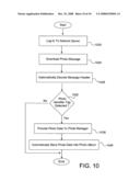 System and method for effectively performing a streamlined photo distribution procedure diagram and image