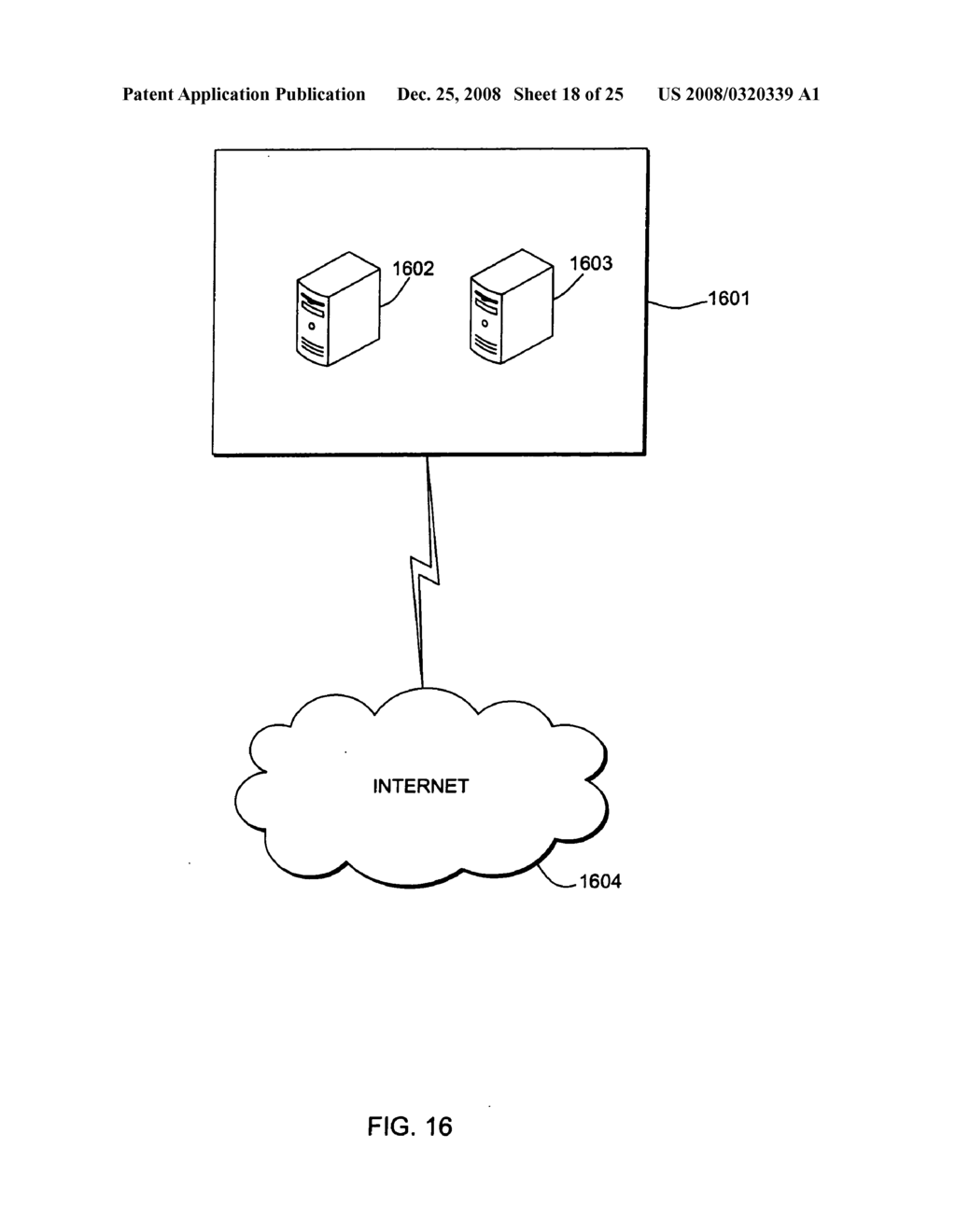 Method of remotely monitoring an internet web site - diagram, schematic, and image 19