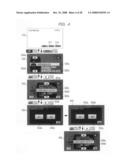 Electronic apparatus, an imaging apparatus, a display control method for the same and a program which allows a computer to execute the method diagram and image