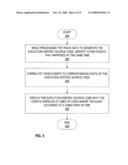 Execution-centric source code view diagram and image