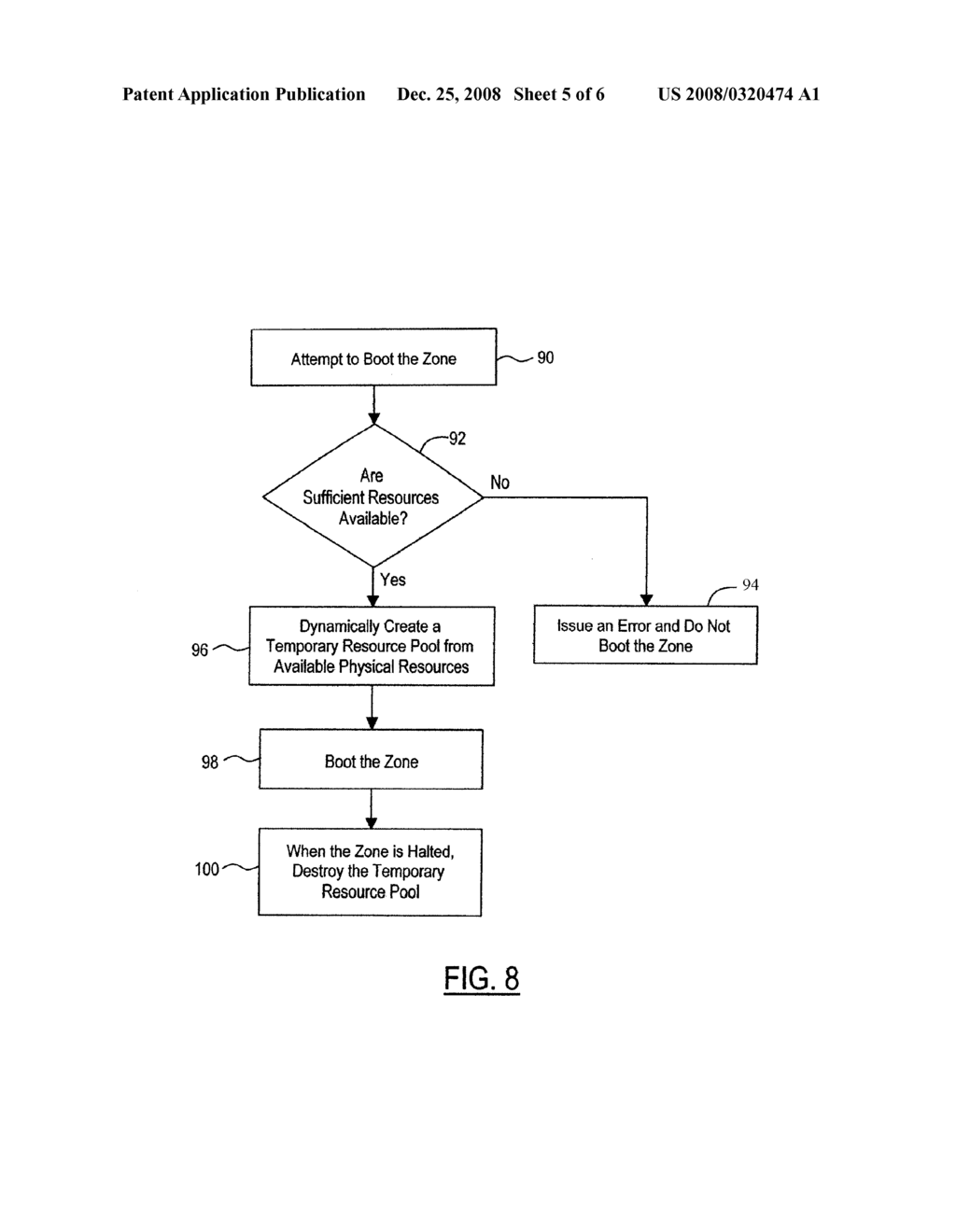 DYNAMIC, TEMPORARY RESOURCE POOLS FOR USE IN VIRTUALIZATION - diagram, schematic, and image 06