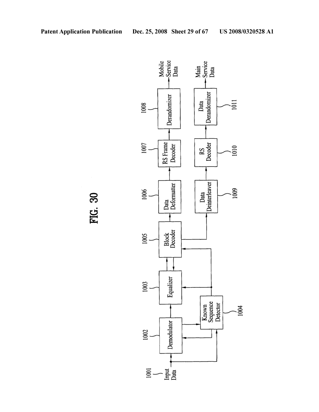 METHOD OF CONTROLLING AND APPARATUS OF RECEIVING MOBILE SERVICE DATA - diagram, schematic, and image 30