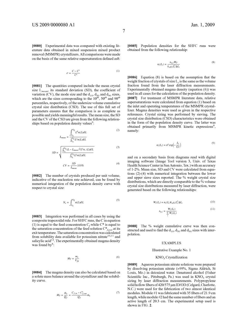 Solid Hollow Fiber Cooling Crystallization Systems and Methods - diagram, schematic, and image 37