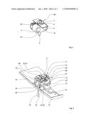 MOUNTING FIXTURE FOR DETACHABLY FASTENING A COVER PLATE IN AN AIRCRAFT diagram and image
