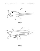 Pollywog lures diagram and image