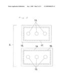 Single piece membrane flashing and fastening device and method diagram and image