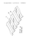 Corrugated board structure diagram and image