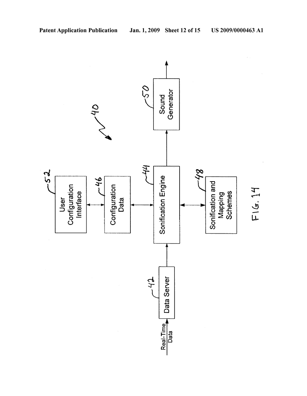 SYSTEM AND METHOD FOR MUSICAL SONIFICATION OF DATA - diagram, schematic, and image 13