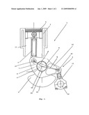 Reciprocating-piston internal combustion engine with variable compression ratio diagram and image