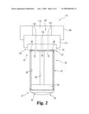 Filter system with vibration dampening diagram and image