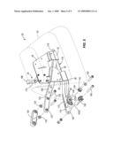 SADDLEBAG MOUNTING SYSTEM FOR A MOTORCYCLE diagram and image