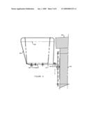 Universal storm resistant adjustable planter box hanger diagram and image